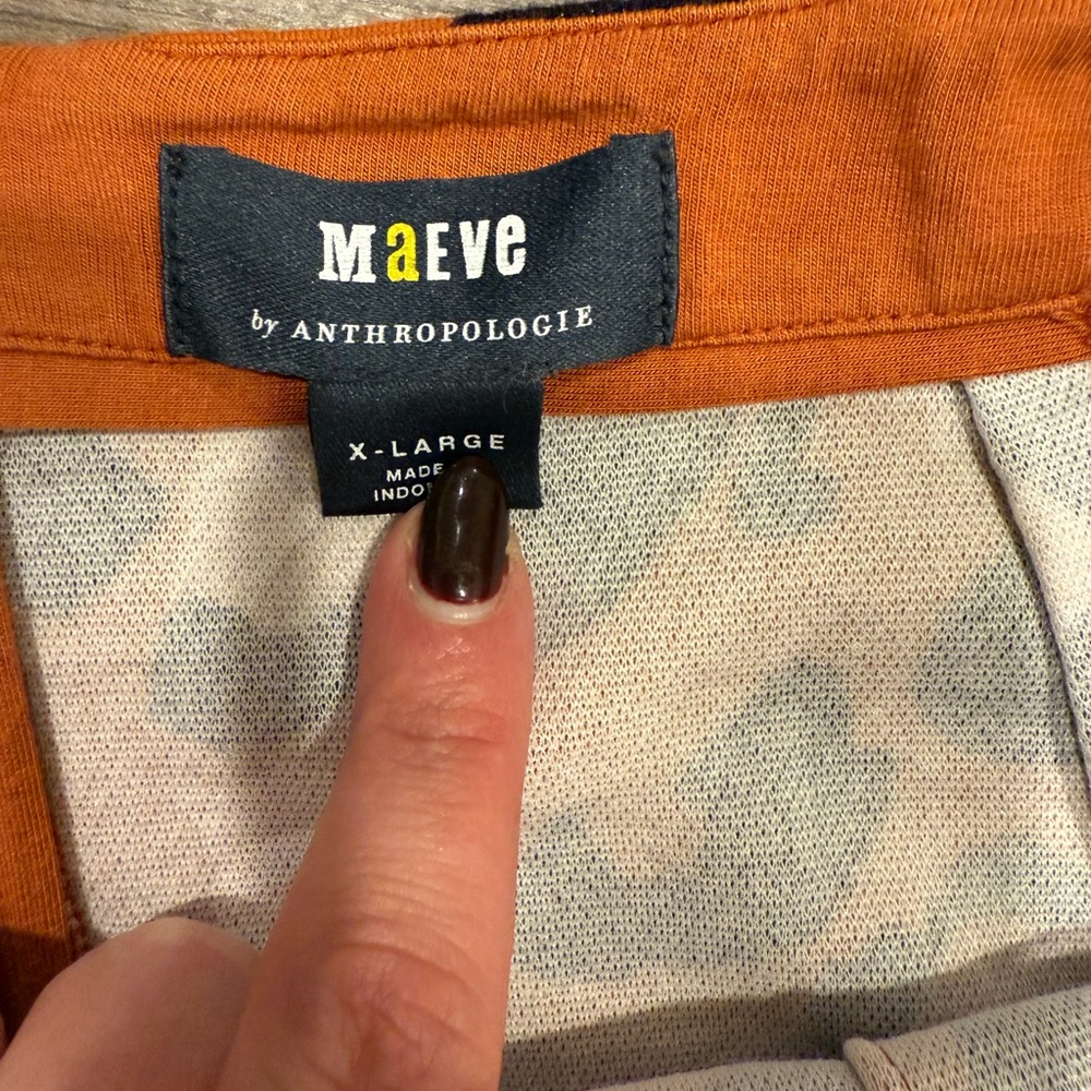 Anthropologie/Maeve Leopard Wrap Mini Skirt - Picture 4 of 6